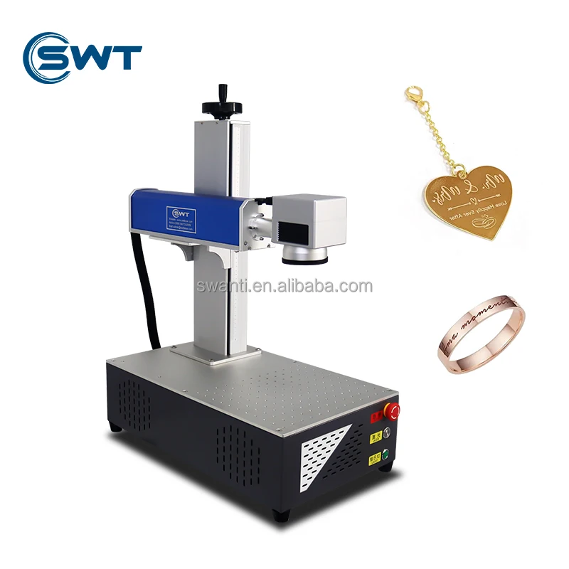 Micro Type Light Weight Lazer Marker Portable Fiber Uv Integrated Laser Marking Engraving Machine for Metals Non-metals