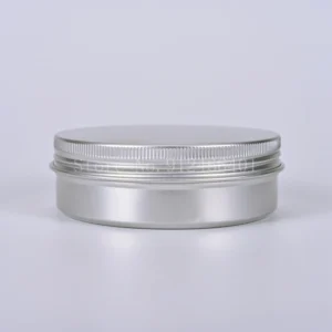 5/10/15/20/30/50/60/100/150/200/250g Aluminum Tins with Lids Silvery Tin Cans Round Metal Box Empty Ceam Jar Cosmetic Containers