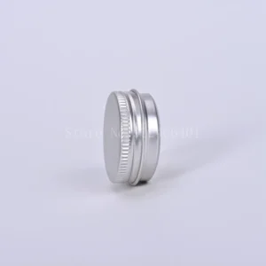 5/10/15/20/30/50/60/100/150/200/250g Aluminum Tins with Lids Silvery Tin Cans Round Metal Box Empty Ceam Jar Cosmetic Containers