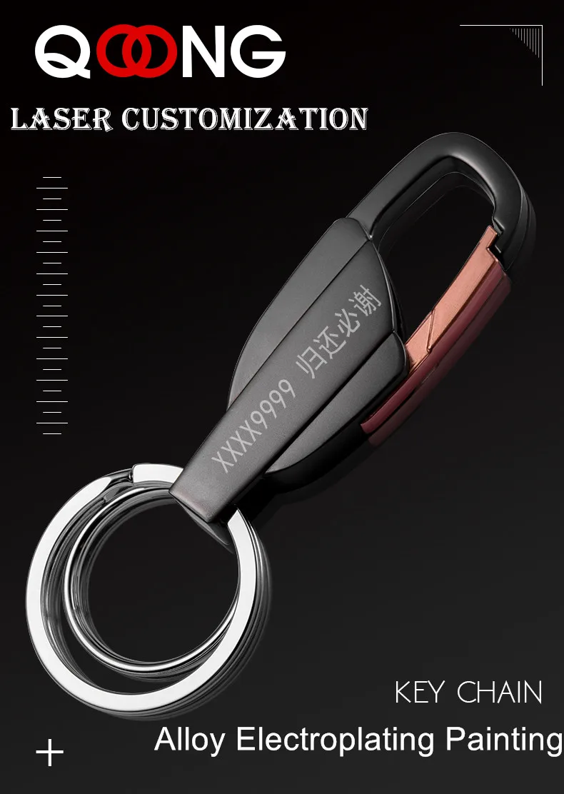 HTB1TyVlKgmTBuNjy1Xbq6yMrVXau.webp Customized Keychain For Car Plate Number Logo Anti-lost Keyring Engraved Name Key Chain Ring Personalized Gift For Men Women Y10