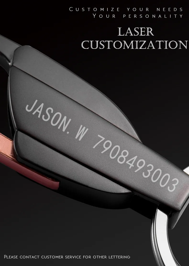 HTB1cMqOKbSYBuNjSspfq6AZCpXa8.webp Customized Keychain For Car Plate Number Logo Anti-lost Keyring Engraved Name Key Chain Ring Personalized Gift For Men Women Y10