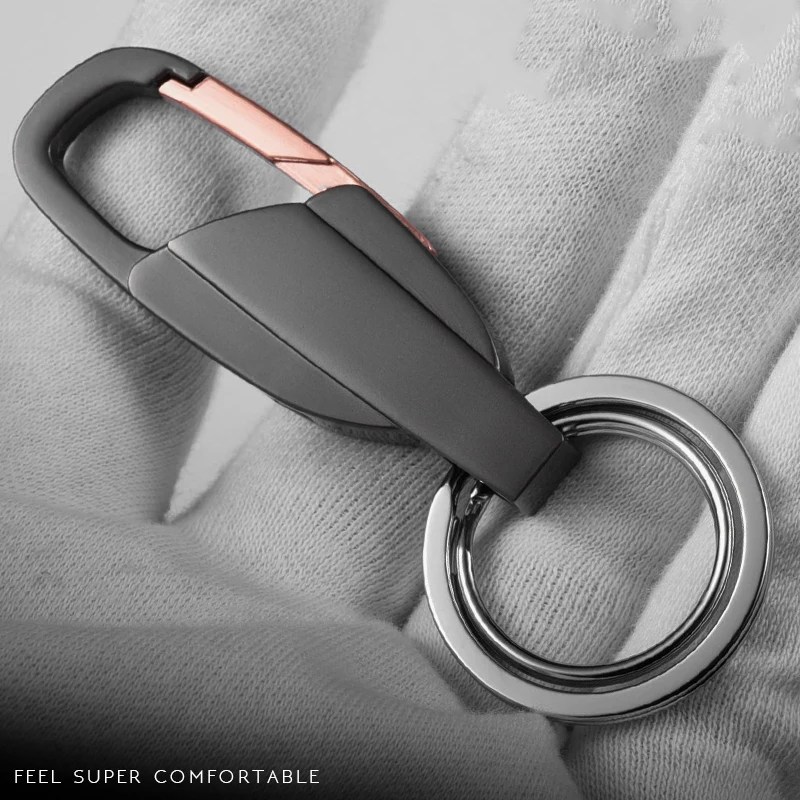 HTB1wwuVKeySBuNjy1zdq6xPxFXaV.webp Customized Keychain For Car Plate Number Logo Anti-lost Keyring Engraved Name Key Chain Ring Personalized Gift For Men Women Y10