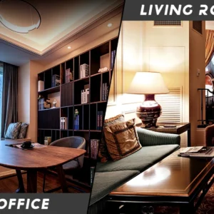 Cigar Humidor Box Cigar Case with Humidifier and Hygrometer, Cedar Wood Cigar Box with Divider, Cigar Gifts Accessories for Men