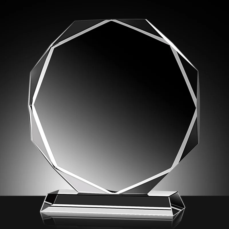 Free Customized Personalized Crystal Glass Trophy Crystal Trophys Medal Graduation Season Commemorative Ornaments Company Awards