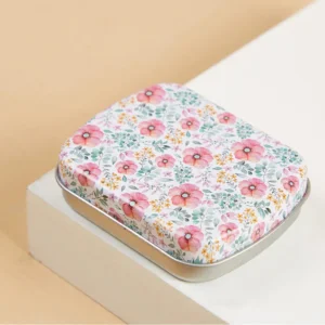Metal Mini Hinged Iron Box Rectangular Empty Tin Storage Box Jewelry Pill Candy Cases Container Cosmetic Organizer Home Supplies