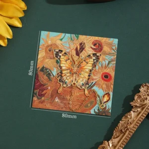 2024 Cute Butterfly Metal Bookmark Colorful Bronzing Bookmark With Chain Gifts For Book Lovers Readers Writers Friends Adults