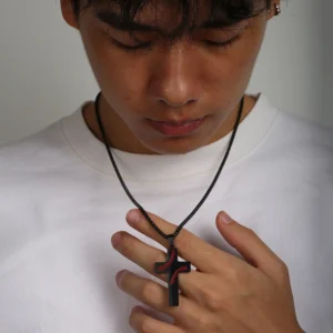 1PC Male Stainless Steel Necklace Man Rugby Baseball Necklaces for Men Basketball Soccer Cross Necklace Men Accessories Jewelry