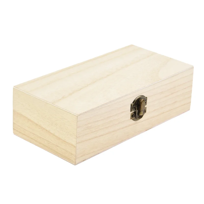 S09acb50841144ec09e8cc022503bf4f4b.webp Wooden Storage Box Desktop Wood Clamshell Jewelry Storage Hand Decoration Wooden Box S M L Wedding Gift Storage Box
