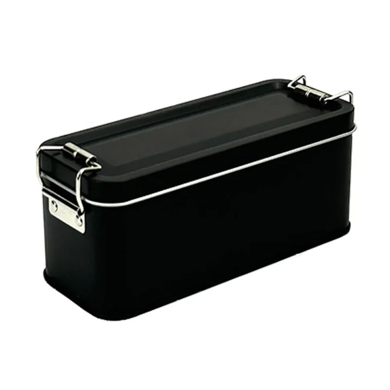 With Lid Tinplate Box Rectangular Shape With Buckle Iron Box Buckle High Quality Storage Iron BoxBuckle Iron Box Gift Packaging
