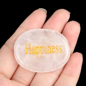 Natural Crystal Stone Ornaments Ellipse Inspirational Room Decor Healing Crystals Energy Feng Shui Jewelry Decoration 40-45mm