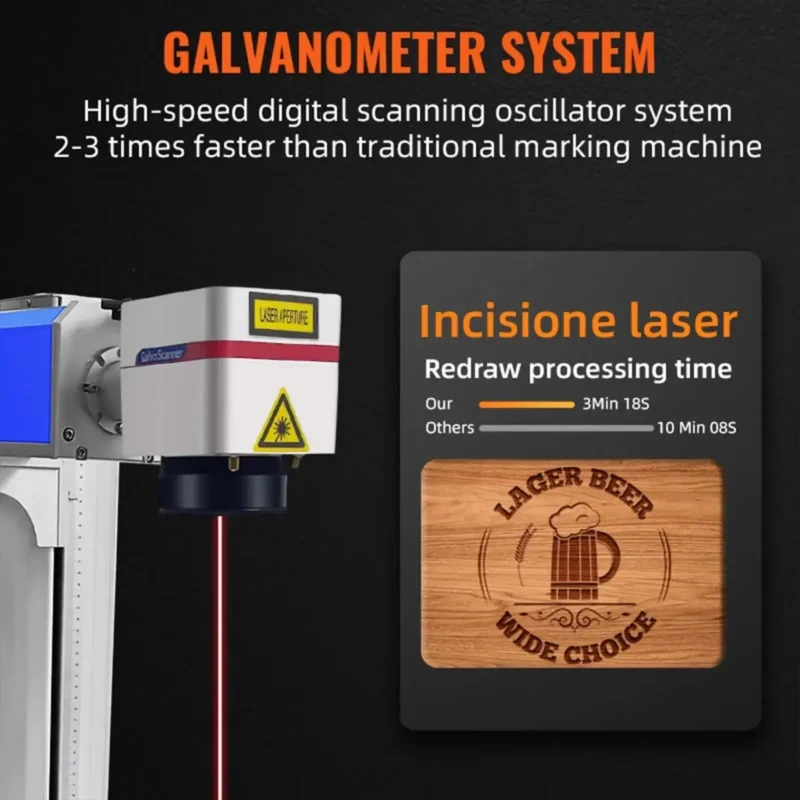 S120a2f80d85640ac8d2419c3777e6a5f6.webp Sihao Fiber 30W 50W Laser Making Machine Laser Engraver DIY Metal Gold Silver Jewelry Ring Optical Engraving Cutting Machine