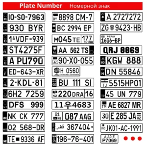 S120f842430474e7ba8dda0301537f50bW.webp Customized Engraved Keychain for Car Logo Plate Number Name Personalized Keyring Key Chain Holder P009