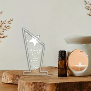 Acrylic Employee Appreciation Award, Thank You Trophy for Coworkers, Retirement Farewell Gifts for Adults, Women & Men