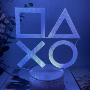 3D LED Gaming Setup RGB Lamp USB Powered Gaming Room Children's Lamp Bedroom Night Lights LED Table Lamp Indoor Lighting Gifts