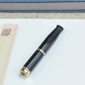 Double Filter Red Sandalwood Smoke Pipe Carved Dragon Mouth Real Wood Cleaning Friendly Compact And Durable Smoking Accessory