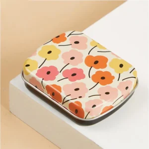 Metal Mini Hinged Iron Box Rectangular Empty Tin Storage Box Jewelry Pill Candy Cases Container Cosmetic Organizer Home Supplies