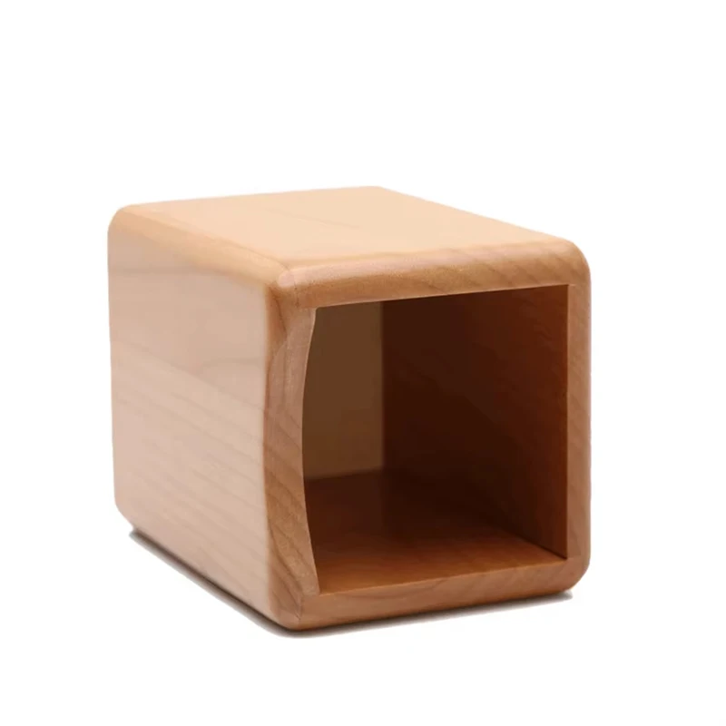 Wooden storage box pen holder
