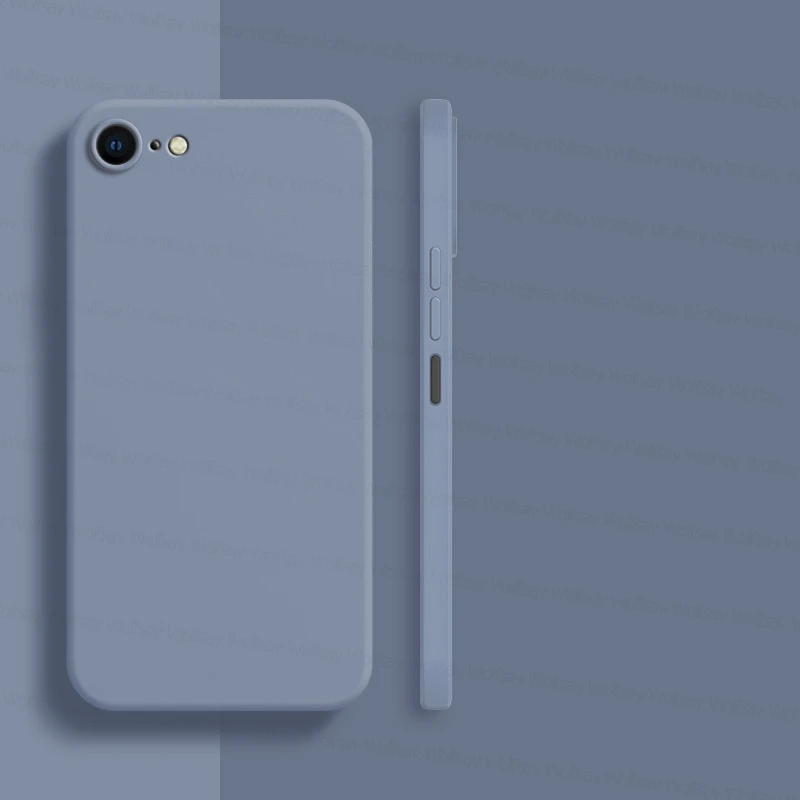 For iPhone 8 Case For iPhone SE 2022 2020 7 8 Plus Cover Case Luxury Shockproof Soft TPU Liquid Silicone Phone Back Cover Case