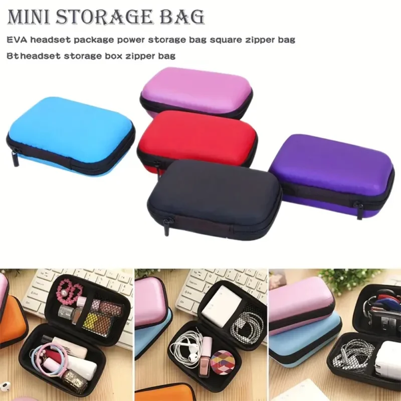 S1d382afac01f495e9ad9ca80b664a2f26.webp EVA Travel Protective Case, Multifunctional Large Capacity Waterproof Storage Bag, Data Cable Storage Bag-ll