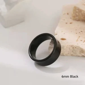 Custom Word Inside Outside Engrave Ring Dainty Name Personalized Stacking Ring Unisex Promise EternityMemorial Anniversary Gifts