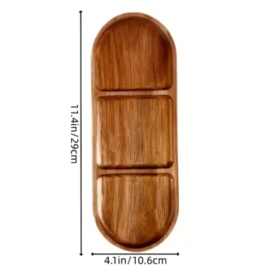 Solid wood fruit plate factory wholesale wooden tray multi-size high-value fruit tray snack plate