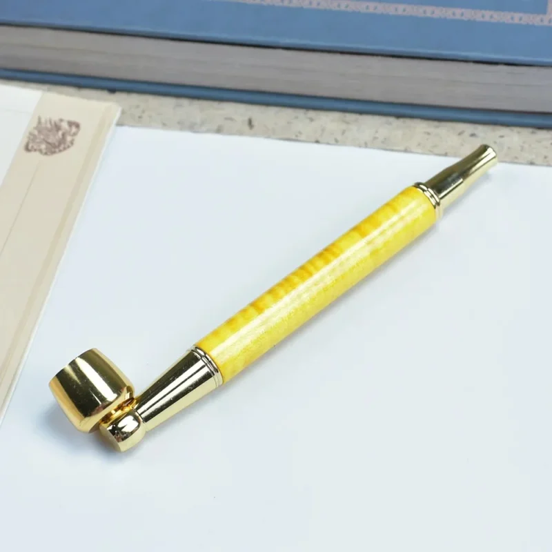 Double Filter Red Sandalwood Smoke Pipe Carved Dragon Mouth Real Wood Cleaning Friendly Compact And Durable Smoking Accessory