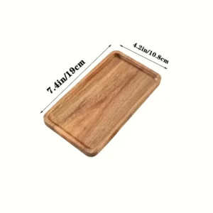 Solid wood fruit plate factory wholesale wooden tray multi-size high-value fruit tray snack plate