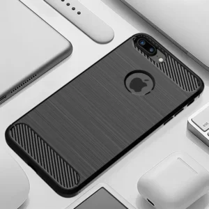Soft Phone Case For iPhone XR XS Max X Carbon Fiber TPU ShockProof Back Cover for iphone 7 8 plus 6 6S SE2 SE3 Silicone Case
