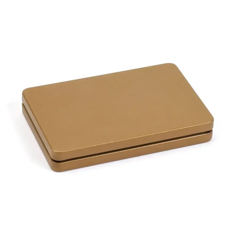 1PC New Metal Rectangular Storage Box Container with Lid Small Tin Boxes Empty Containers Silver Storage Box Case Organizer