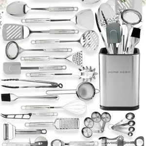 S2d6d3ee64f5f4cbca304c472b6be0381K.webp Stainless Steel 54-Piece Kitchen Utensil Set - Heat Resistant Nonstick Cooking Tools