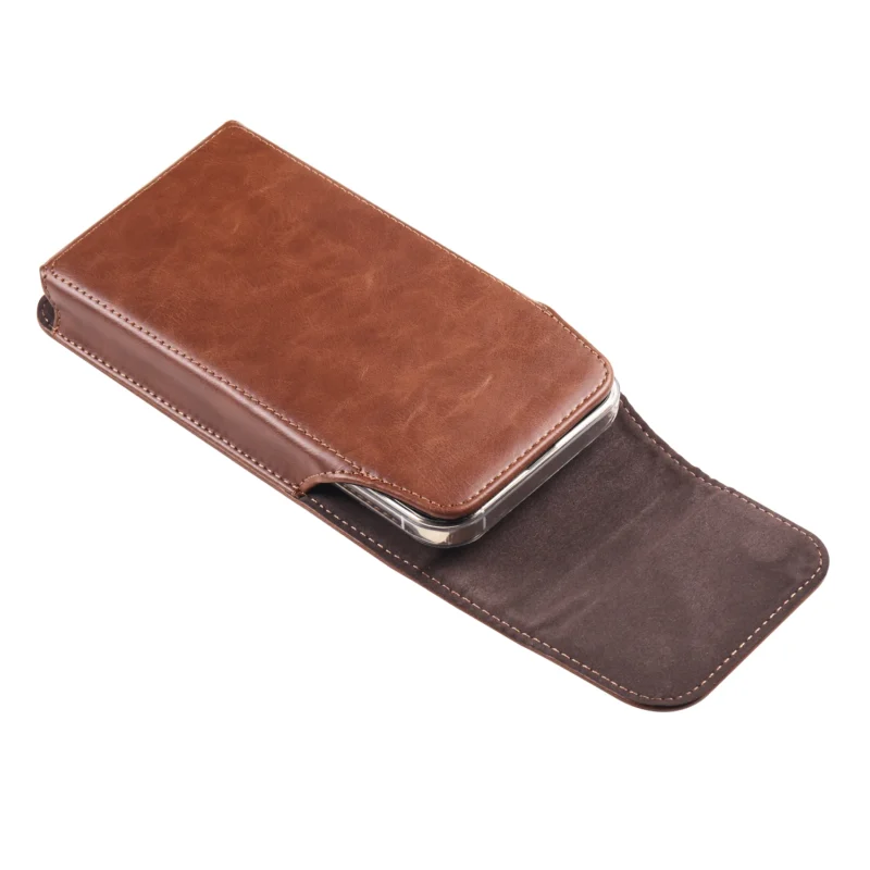 Luxury Leather Belt Clip Phone Case Men Travel Waist Bag For iPhone 17 16 15 14 13 12 11 Pro Max XS 7 8 Plus Holster Pouch Cover