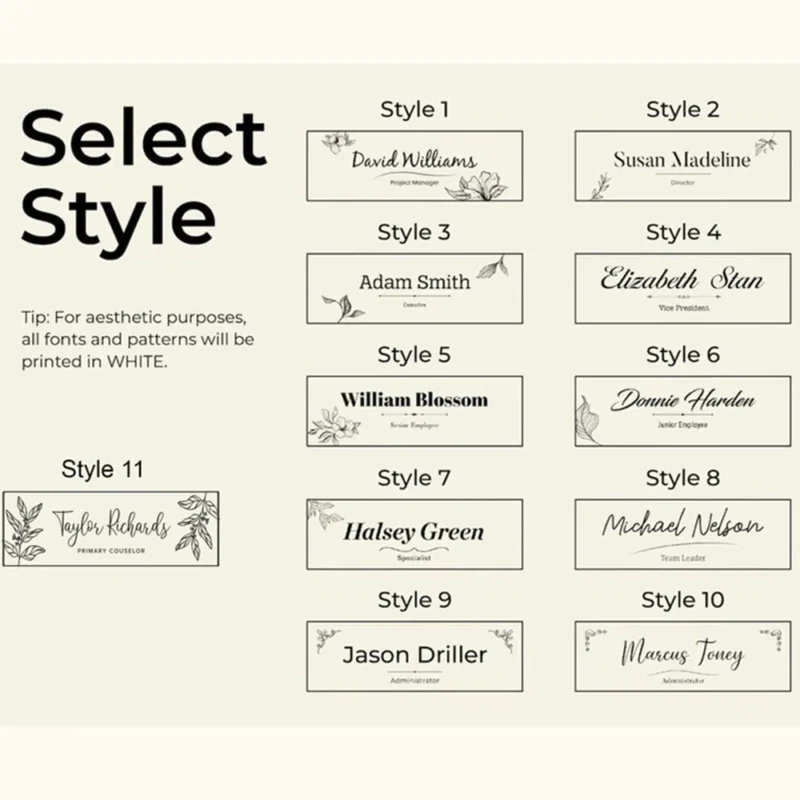 Custom Name Lighted Acrylic Desk Nameplate Modern Office Decor with Wood Base LED Name Sign Gift for New Job Boss Coworkers