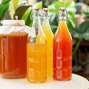 Flip Top Glass Bottles 1L (33oz) Pack of 6 – Airtight Swing Top for Kombucha, Beer, Soda, Water, Oil, Vinegar – Leak Proof Clear