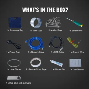 SIHAO CO2 Laser Engraver Laser,50/60/80/100/130W Engraving Cutting Machine for Fabric Wood Artwork