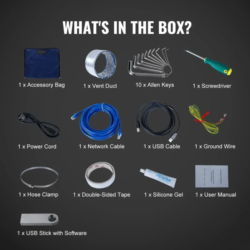 SIHAO CO2 Laser Engraver Laser,50/60/80/100/130W Engraving Cutting Machine for Fabric Wood Artwork