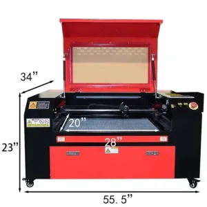 VEVOR Laser Engraver CO2 Laser Engraving Machine RUIDA Board Compatible with Lightburn 60-130W Laser Tube Woodworking Tools