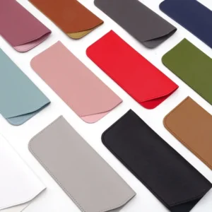 1Pcs PU Leather Glasses Bag Sunglasses Reading Eyeglasses Protective Cover Case Box Pouch Eyewear Protector Case Accessories