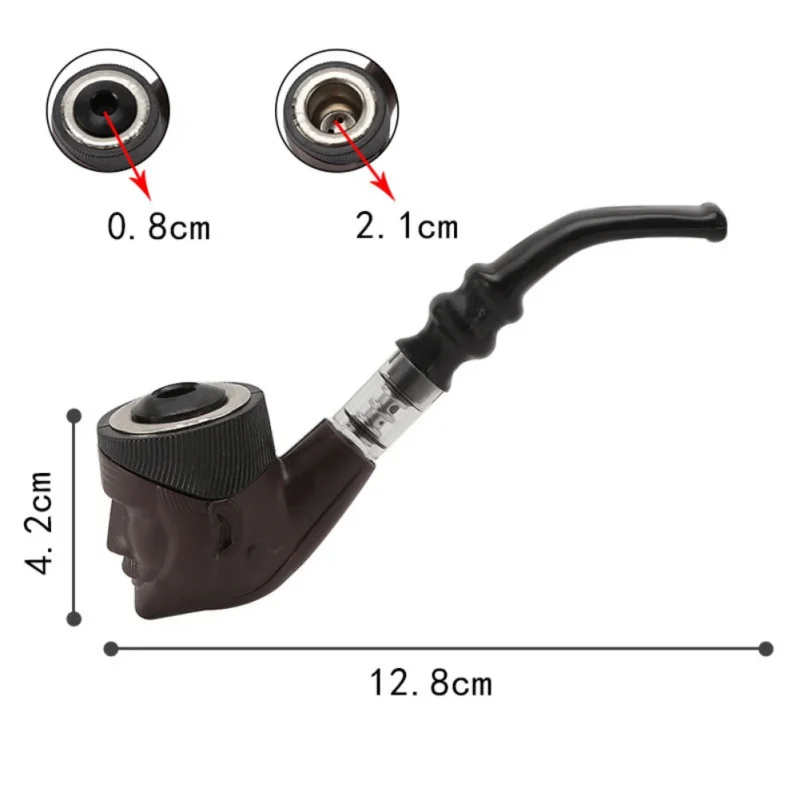 S39fc85184f3b45df87a0312711d29d2bY.webp New Tobacco Pipe Resin Bent Pipe Cigarette Filter Handheld Cigar Tobacco Pipe Smoker Tool Mini Curved Smoke Beginner Smoking