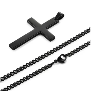 New Christian Cross Pendant Necklace For Men's Necklace Fashion Metal Religious Pendant Women Party Jewelry Accessories