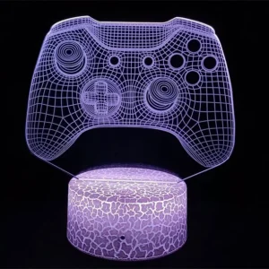 3D LED Gaming Party Setup Lamp Gaming Room Lamp Decoration USB Powered Night Light Table Lamp For Bedroom Decor Christmas Lights