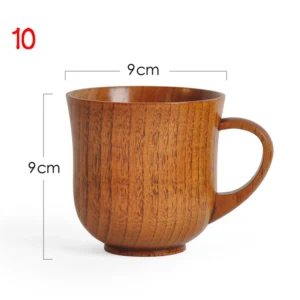 Wooden Big Belly Cups Handmade Natural Spruce Wood Cups Beer Tea Coffee Milk Water Cup Kitchen Bar Drinkware for Kitchen