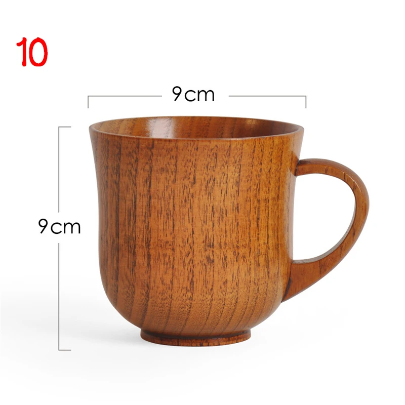 Wooden Big Belly Cups Handmade Natural Spruce Wood Cups Beer Tea Coffee Milk Water Cup Kitchen Bar Drinkware for Kitchen
