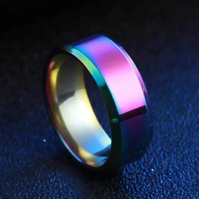 S3f3b49c544a34ca0a759a58836e773c11.webp Charm Jewelry Ring for Men Women Stainless Steel Black Rings Wedding Engagement Band Quality Matte Male Jewelry