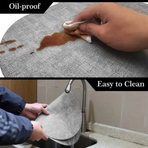 1/4/6pcs Decoration Oval Gift Placemats Heat Resistant Thick Faux Leather Non-Slip Table Mats Pad for Kitchen Coffee Dining Room