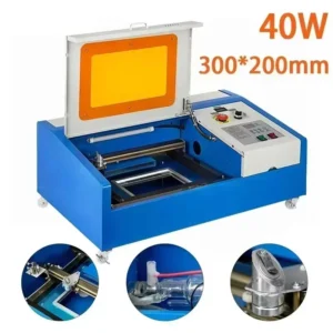 40W CO2 Laser Engraver 30x20cm Laser Engraving Machine Small Fully Automatic Wood Acrylic Engraving Machine Laser Engraver Tools