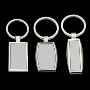 S49e3682d16524ce59bd603221c1c2701D.webp 1PC New Metal Keychain Blank Keychain Stainless Steel Keyplate DIY Metal Key Rings Jewelry Accessories