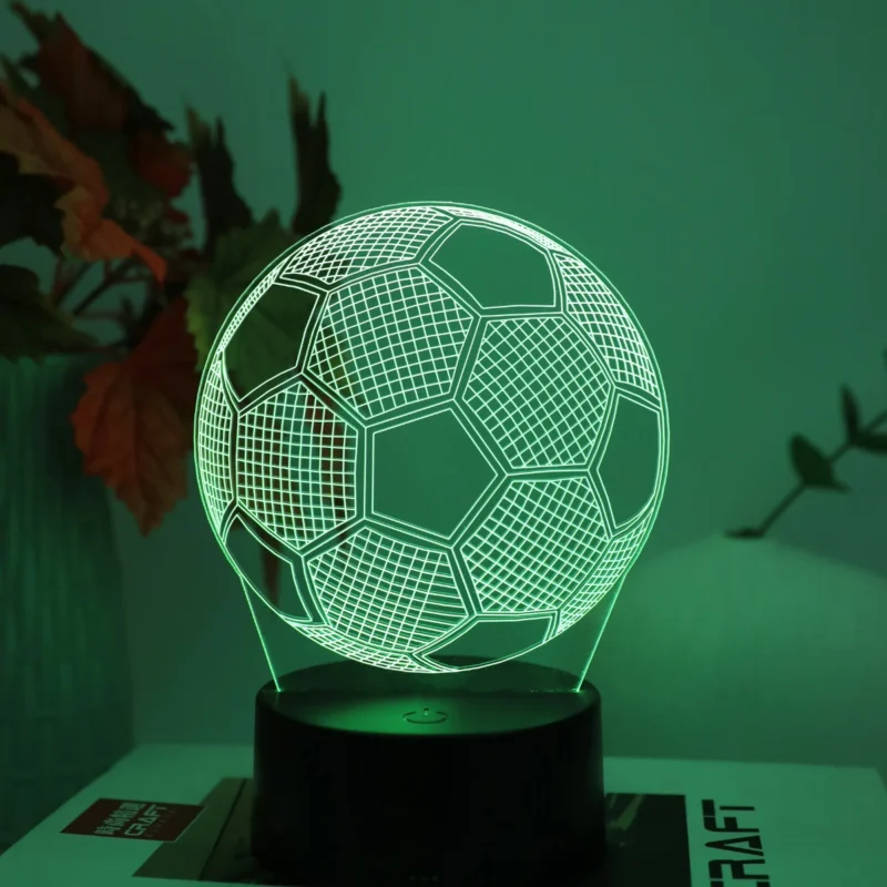 S4b5636d4f5524b27abc9708daec1bafco.webp 1PC modern creative football 3D night light, USB powered, suitable for decorating bedrooms, study rooms, and living rooms