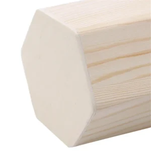 Pencil Holder Office Desk Wood Square/Round/Hexagon Pen Holder Pen Pot Cup Case Container Stationery Storage Organiser Supplies