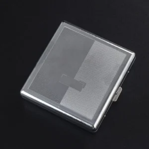 20PCS Metal Cigarette box stainless steel Embossed Portable Cigarette case personalized fashionable storage box Smoking Tool