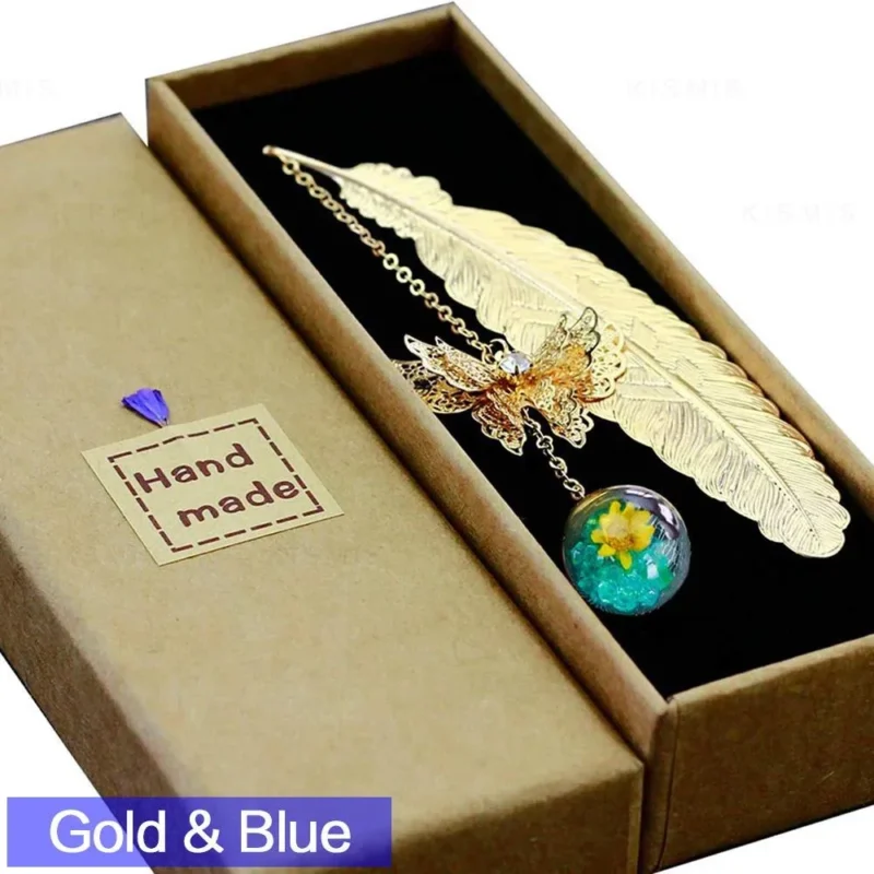 Elegant Metal Feather Bookmark Gift for Women Book Lovers Teachers Ideal for Birthdays Christmas Mothers Day